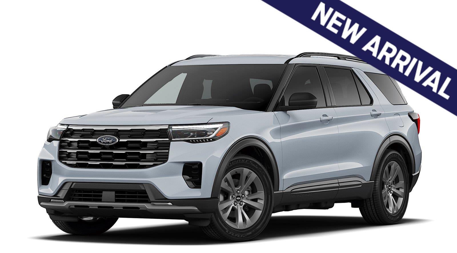 Space White 2026 Ford Explorer SUV / Crossover All-Wheel Drive Automatic