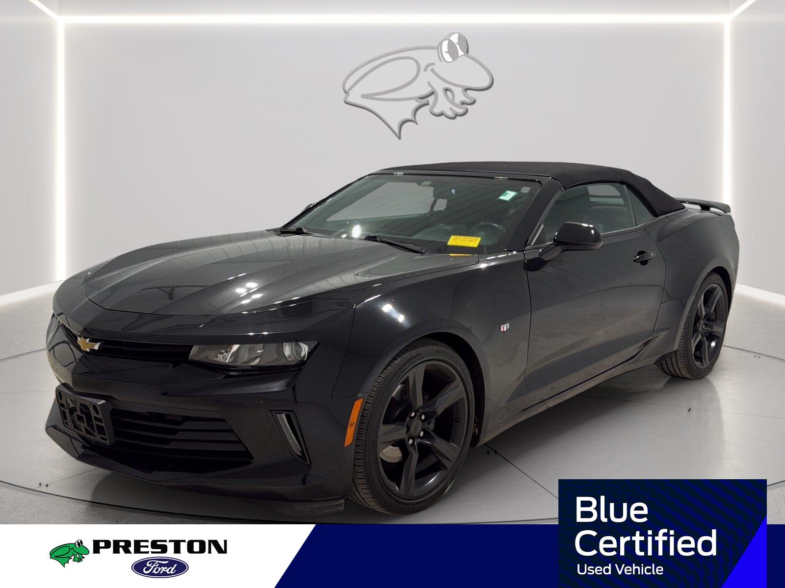 Black 2017 Chevrolet Camaro Convertible Rear-Wheel Drive 8-Speed Automatic