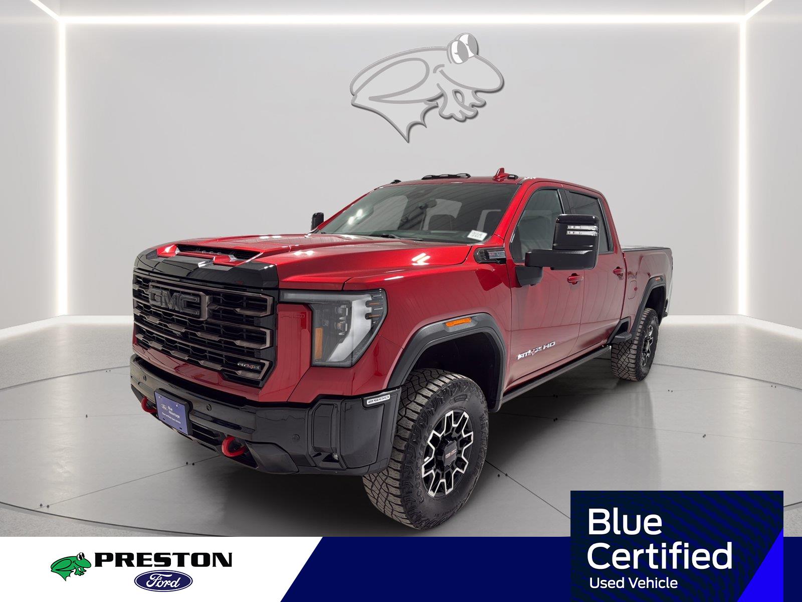 Volcanic Red Tintcoat 2025 GMC Sierra 2500HD Pickup Truck Four-Wheel Drive Automatic