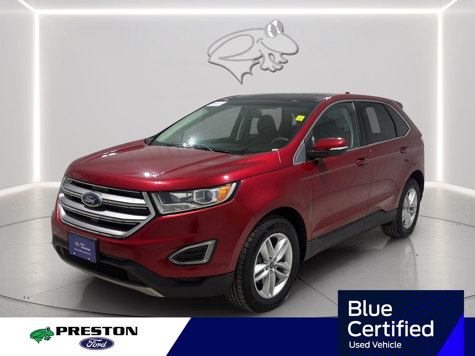 Ruby Red Metallic Tinted Clearcoat 2018 Ford Edge SUV / Crossover Front-Wheel Drive 6-Speed Automatic