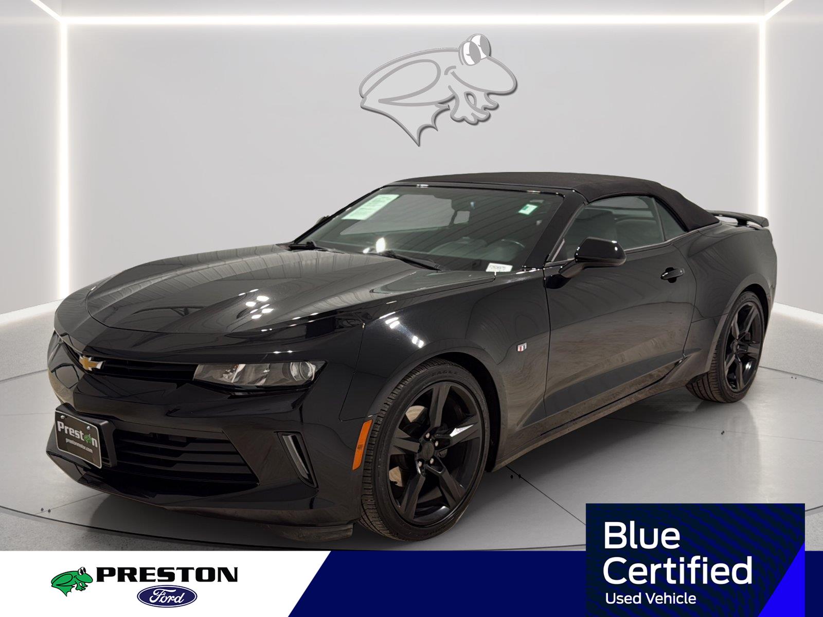 Black 2017 Chevrolet Camaro Convertible Rear-Wheel Drive 8-Speed Automatic