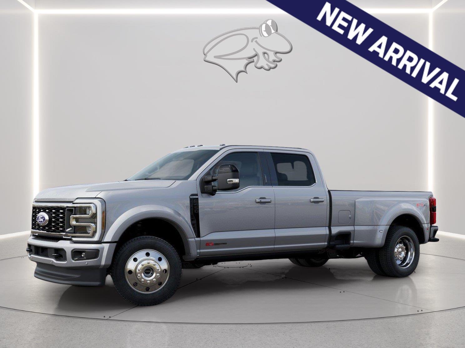 Iconic Silver 2027 Ford F-450 Super Duty Pickup Truck Four-Wheel Drive Automatic