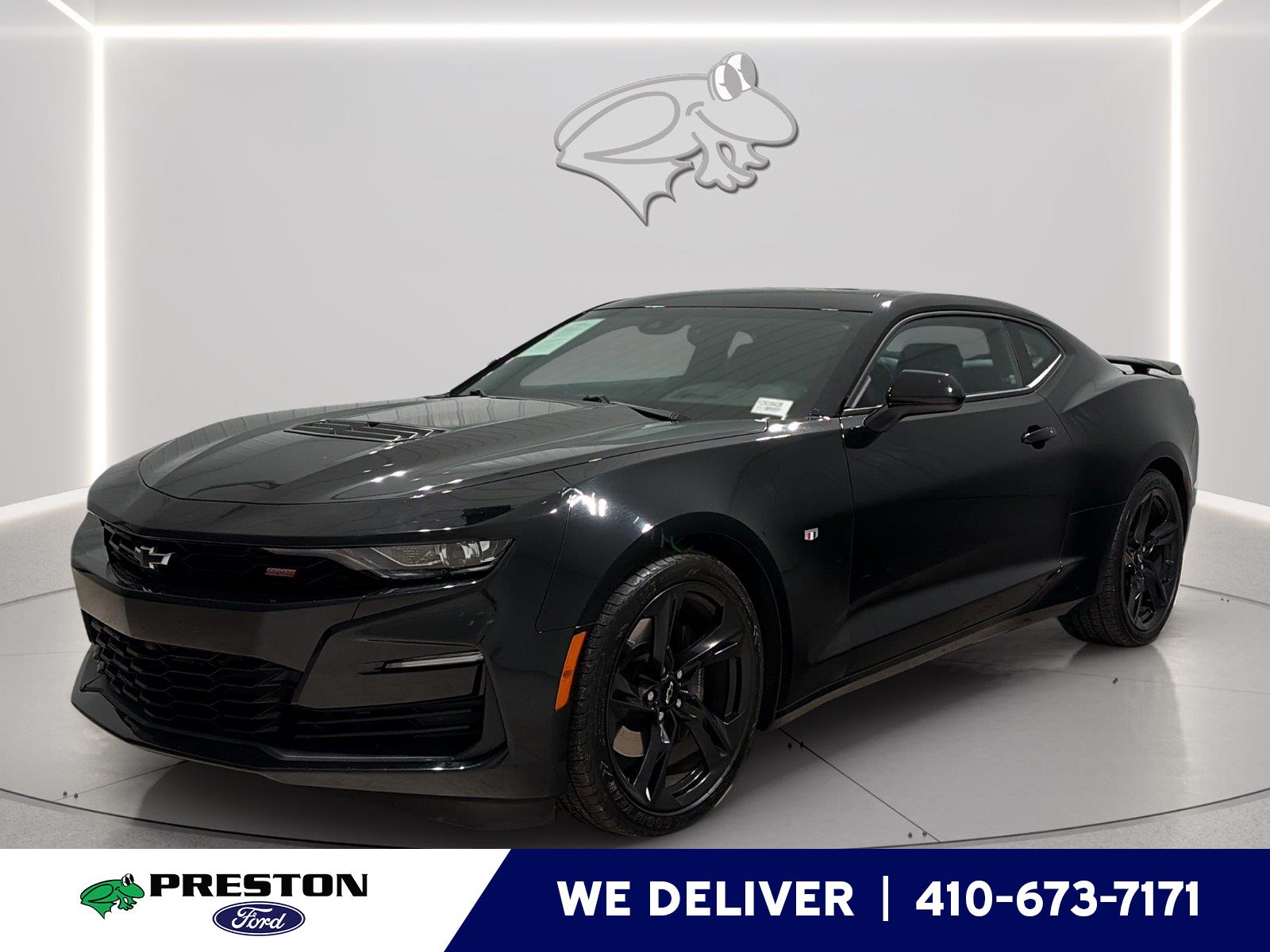 Black 2023 Chevrolet Camaro Coupe Rear-Wheel Drive Automatic