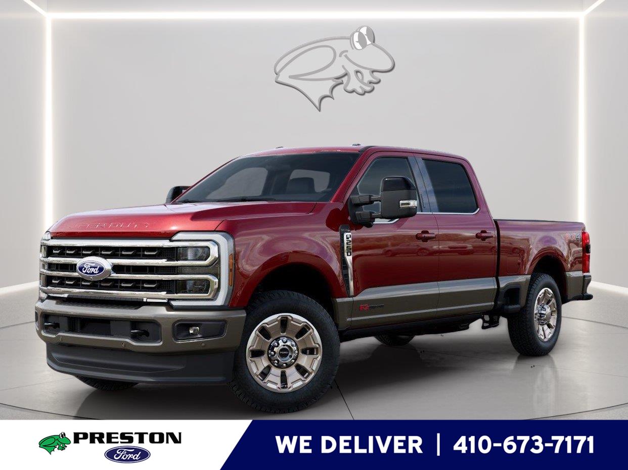Ruby Red Metallic Tinted Clearcoat/Marsh Gray 2027 Ford F-250 Super Duty Pickup Truck Four-Wheel Drive Automatic