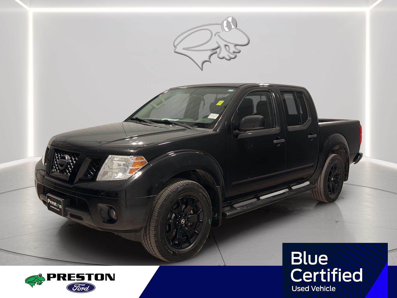 Gray (Magnetic Black Pearl) 2021 Nissan Frontier Pickup Truck Four-Wheel Drive Automatic