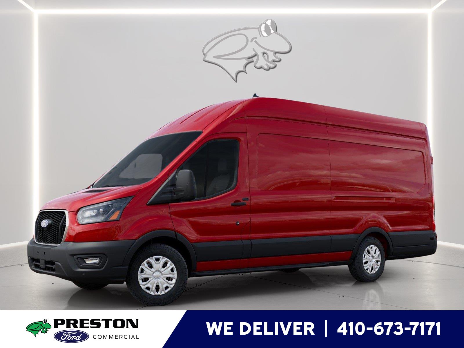 Race Red 2027 Ford Transit Cargo Van Rear-Wheel Drive Automatic