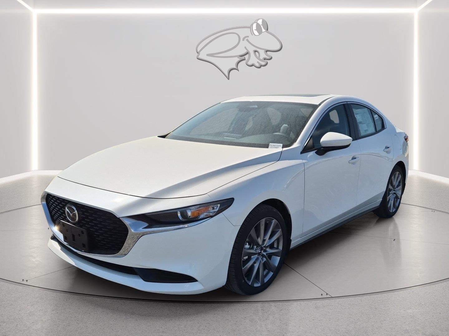 Snowflake White Pearl Mica 2026 Mazda MAZDA3 Sedan Front-Wheel Drive Automatic