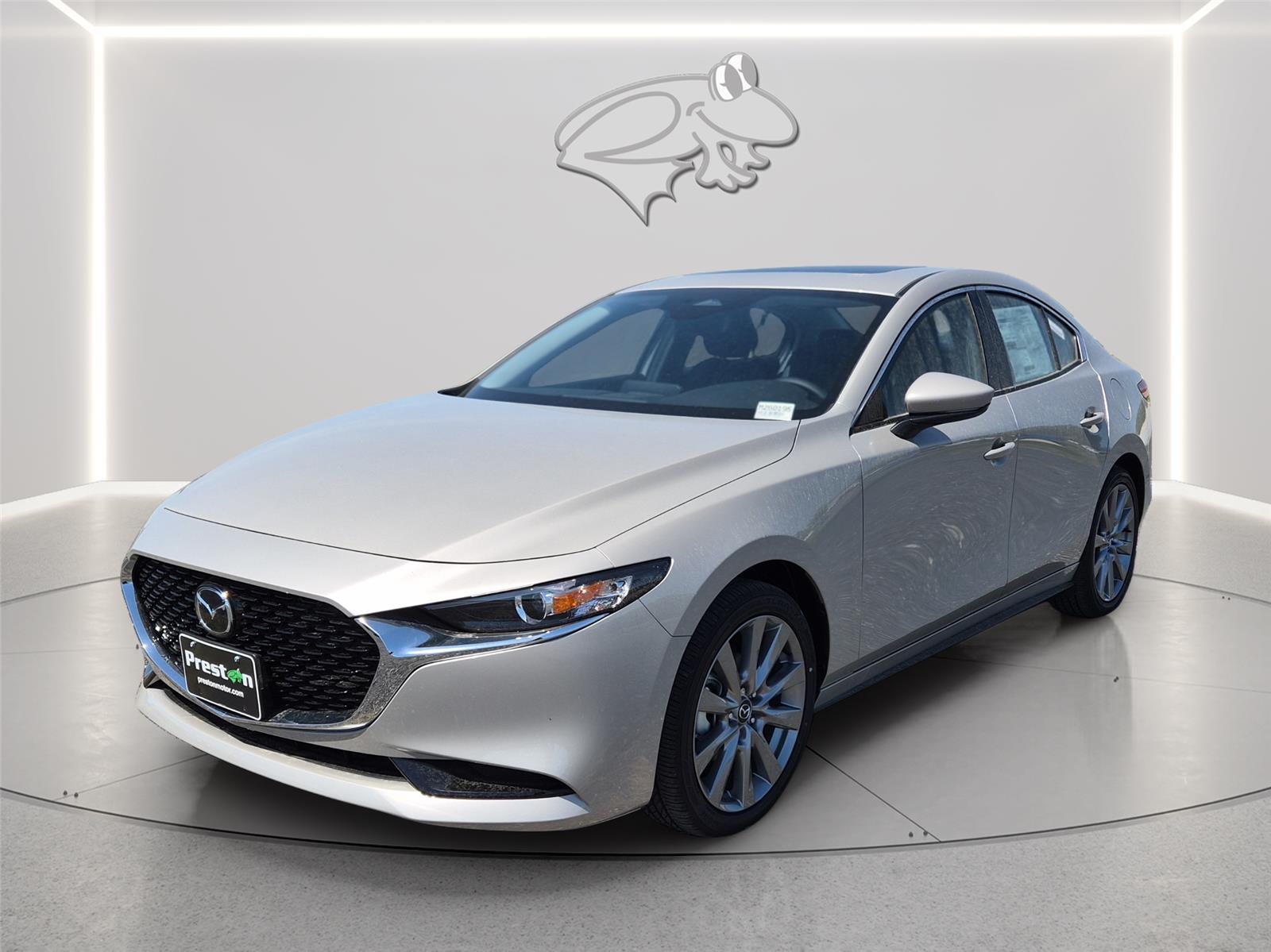 Gray (Platinum Quartz Metallic) 2026 Mazda MAZDA3 Sedan Front-Wheel Drive Automatic