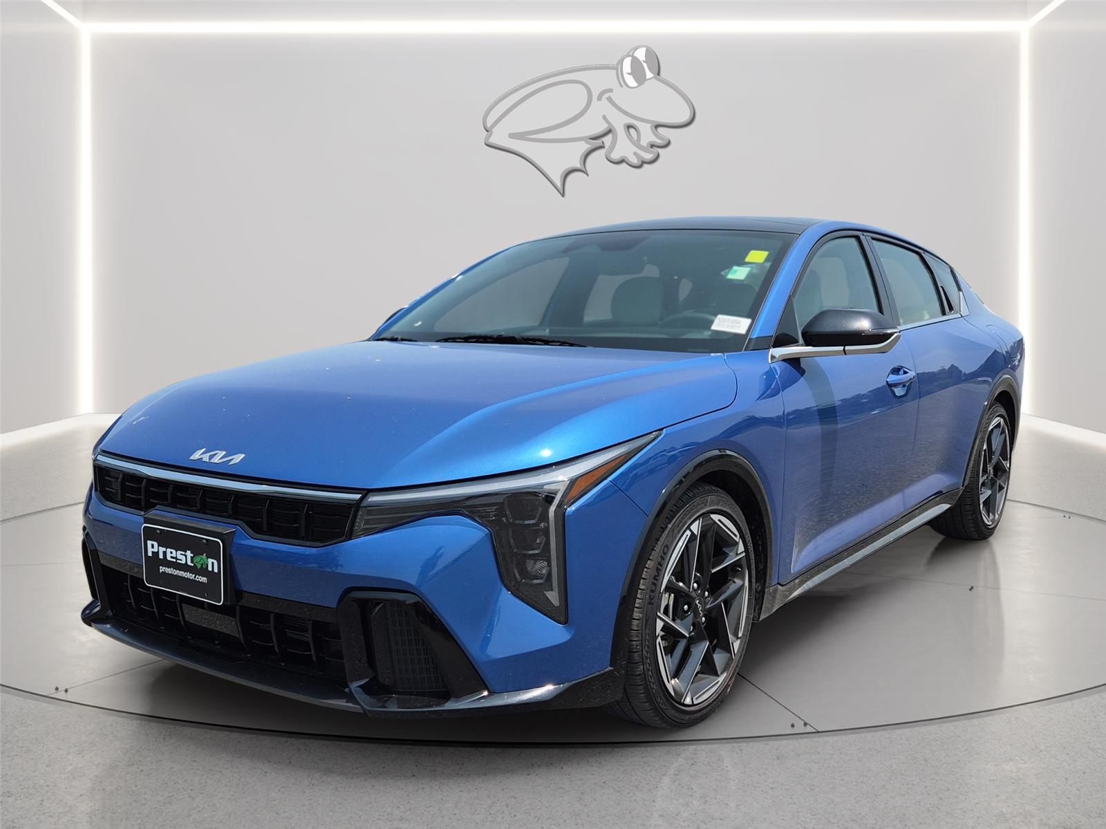 Wave Blue 2025 Kia K4 Sedan Front-Wheel Drive Continuously Variable Transmission