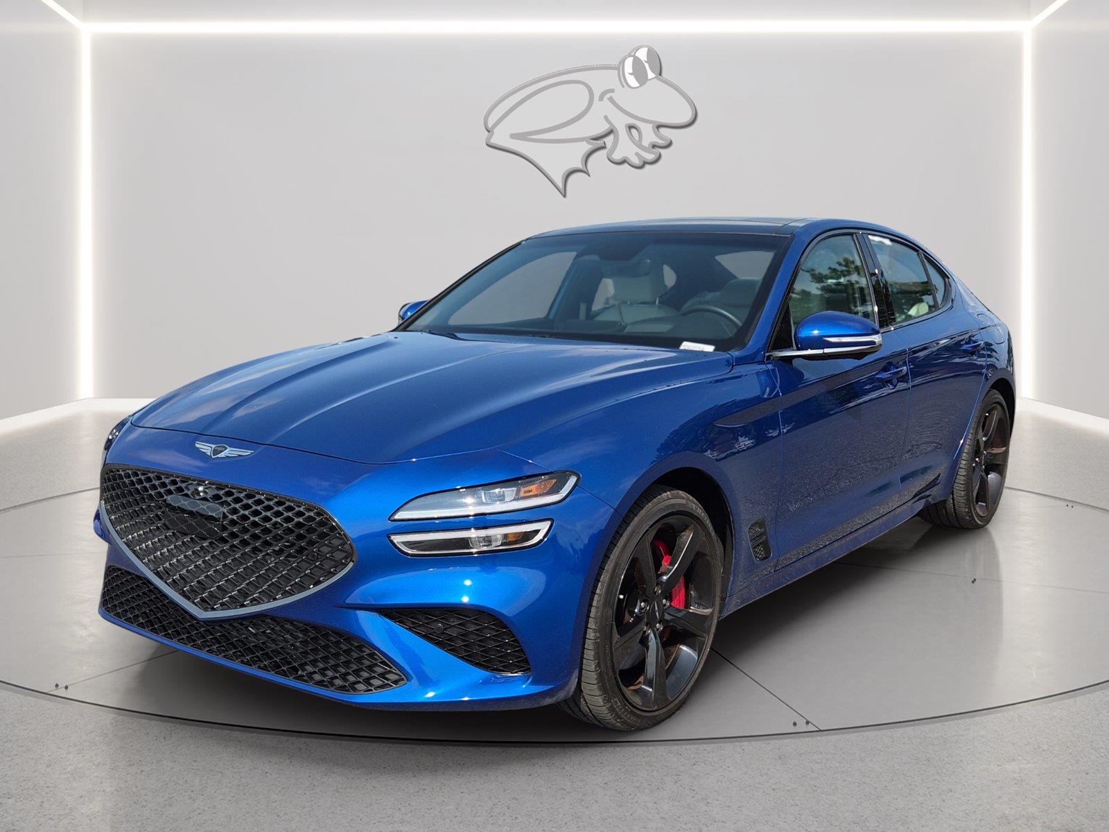 Kawah Blue 2026 Genesis G70 Sedan All-Wheel Drive Automatic
