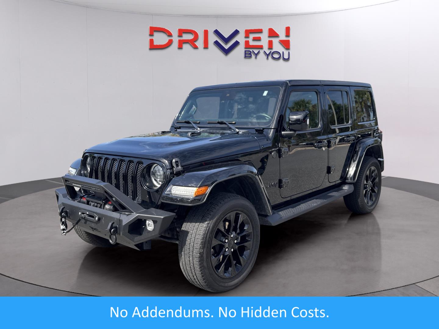 Black Clearcoat 2023 Jeep Wrangler High Altitude 4-Door 4WD SUV / Crossover Four-Wheel Drive 8-Speed Automatic