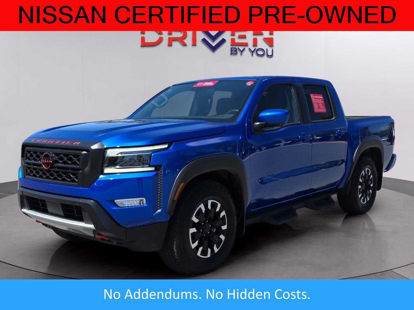 Bluestone Pearl 2024 Nissan Frontier PRO-X Crew Cab RWD Pickup Truck 4X2 Automatic