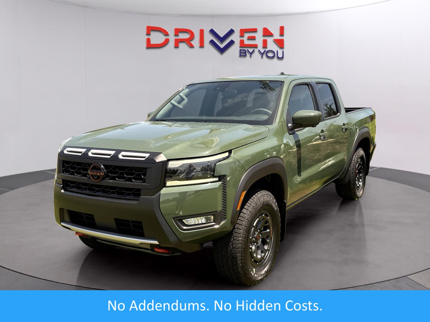 Tactical Green Metallic 2026 Nissan Frontier PRO-4X Crew Cab 4WD Pickup Truck Four-Wheel Drive Automatic