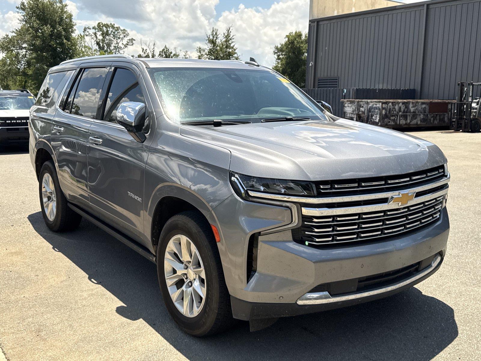 Gray (Satin Steel Metallic) 2021 Chevrolet Tahoe SUV / Crossover 4X2 Automatic