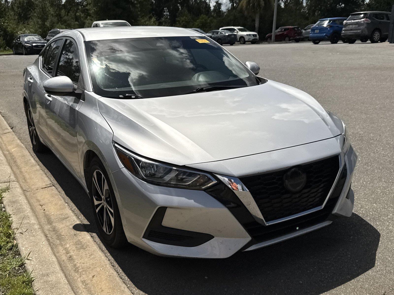 Brilliant Silver Metallic 2022 Nissan Sentra Sedan Front-Wheel Drive Continuously Variable Transmission