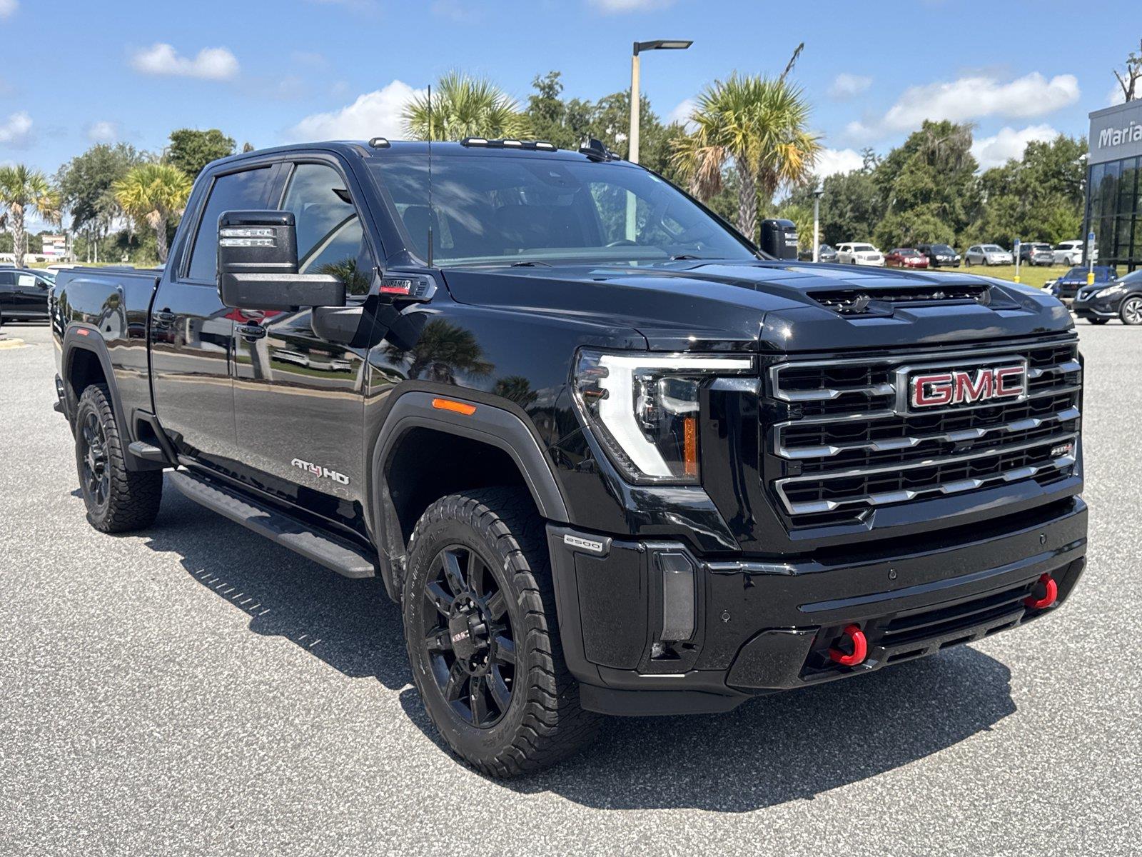 Onyx Black 2024 GMC Sierra 2500HD Pickup Truck Four-Wheel Drive Automatic
