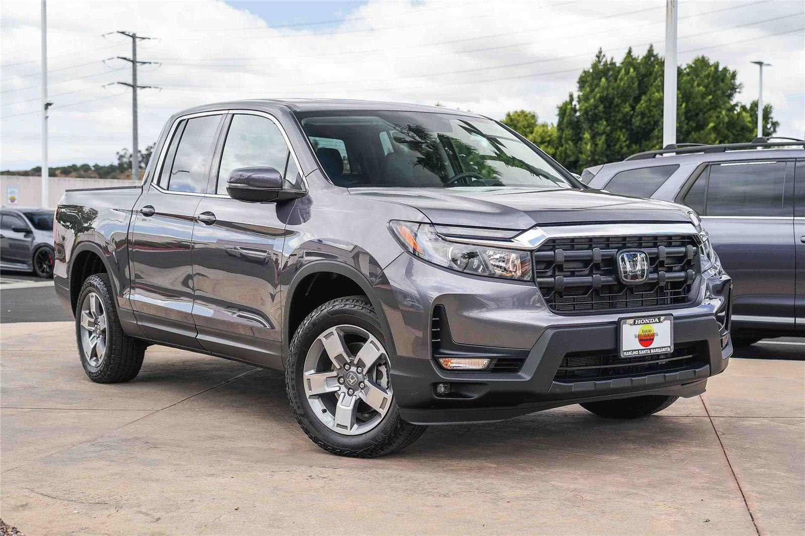 Gray (Modern Steel Metallic) 2026 Honda Ridgeline Pickup Truck All-Wheel Drive 9-Speed Automatic
