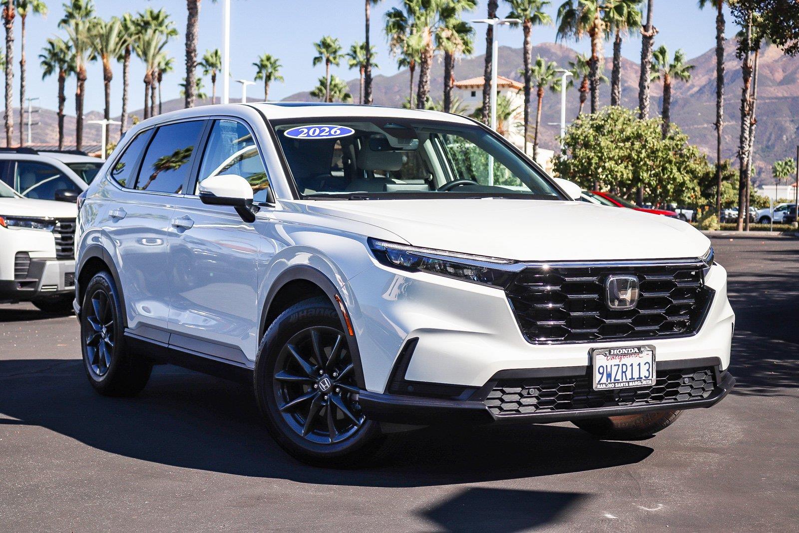 Platinum White Pearl 2026 Honda CR-V SUV / Crossover Front-Wheel Drive Continuously Variable Transmission