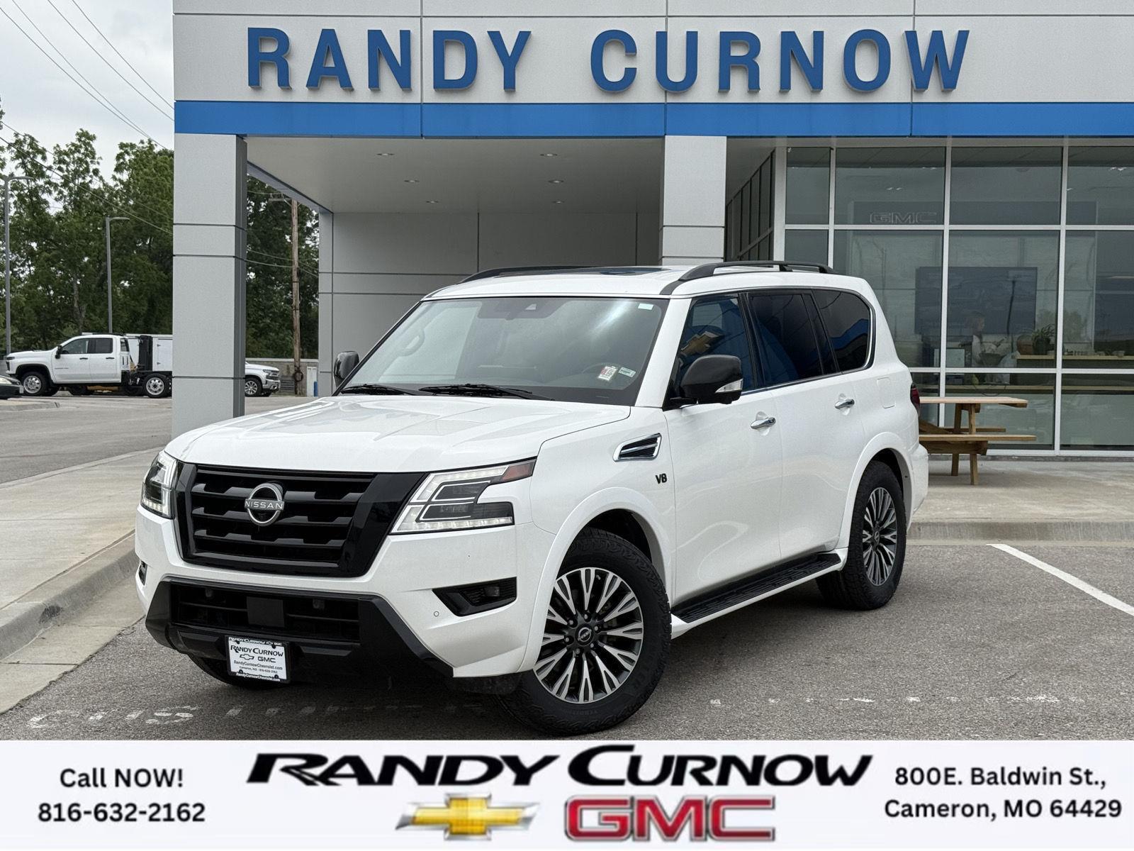 Aspen White TriCoat Pearl 2022 Nissan Armada SL 4WD SUV / Crossover Four-Wheel Drive Automatic