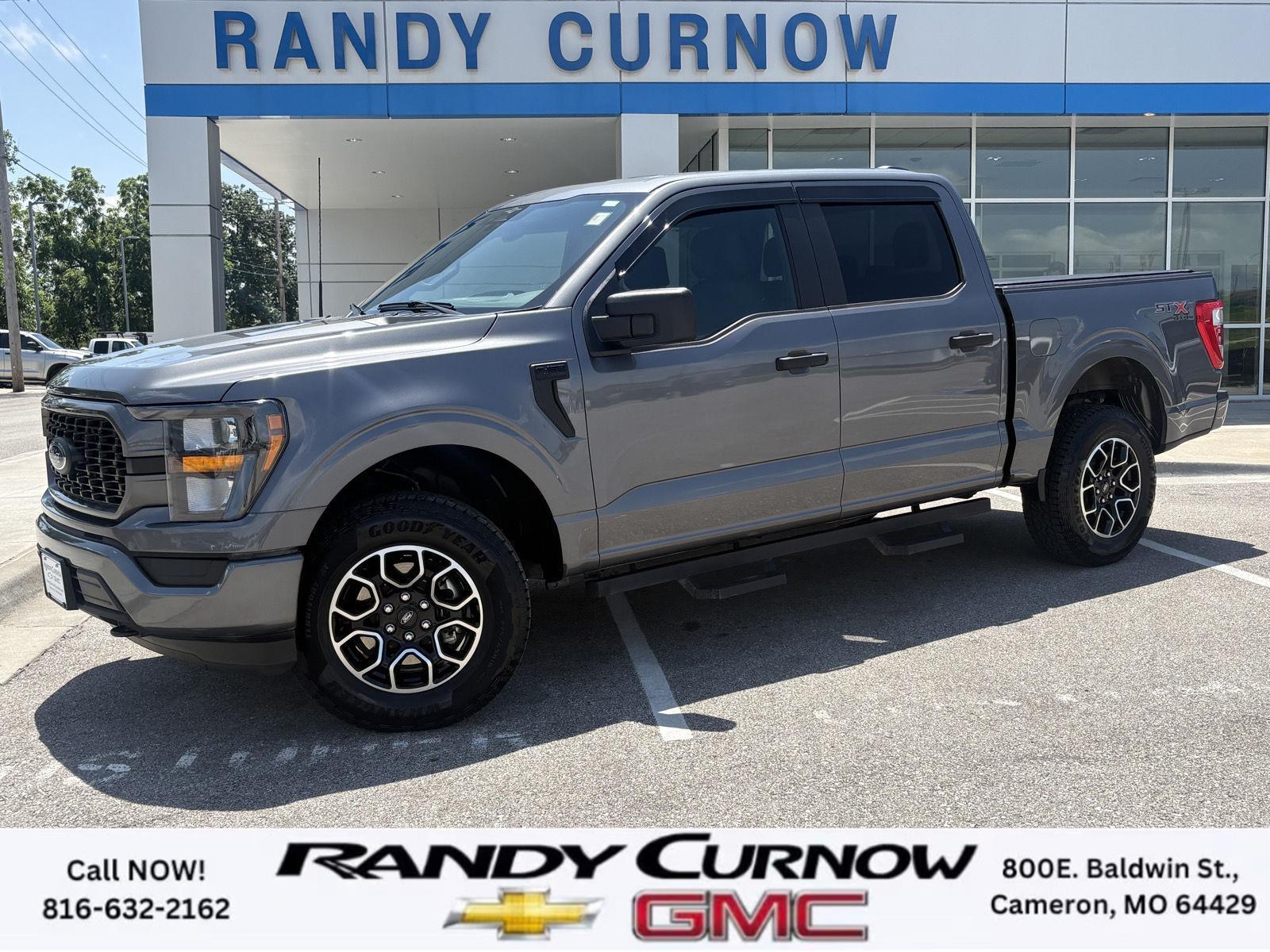 Carbonized Gray 2023 Ford F-150 XL SuperCrew 4WD Pickup Truck Four-Wheel Drive Automatic
