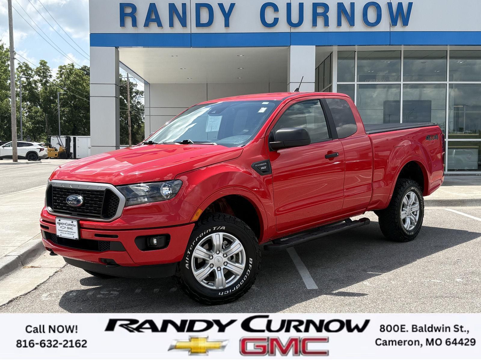 Race Red 2023 Ford Ranger Pickup Truck Four-Wheel Drive Automatic