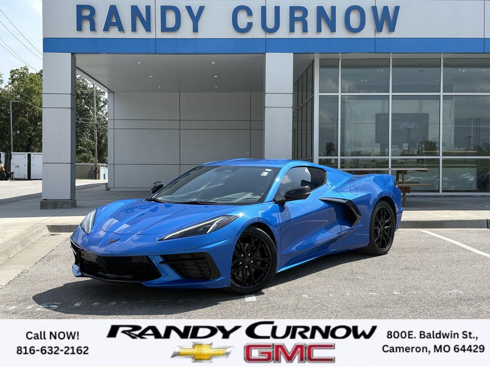 Riptide Blue Metallic 2024 Chevrolet Corvette Coupe Rear-Wheel Drive 8-Speed Dual Clutch