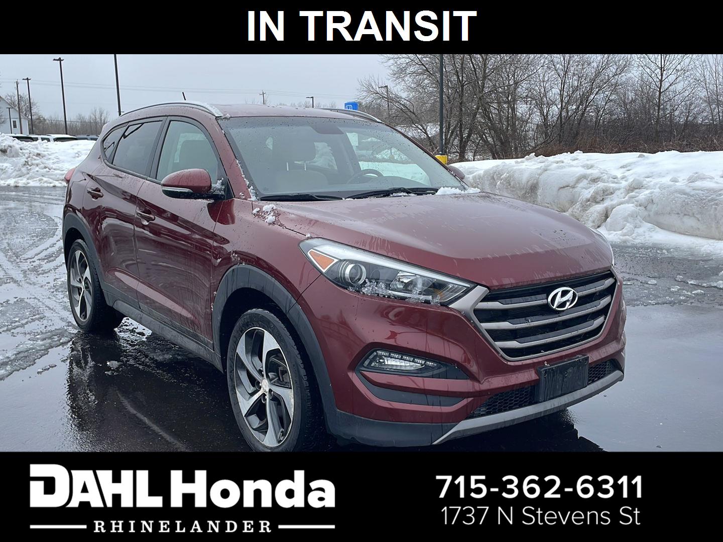 Red (Ruby Wine) 2016 Hyundai Tucson 1.6T Sport AWD SUV / Crossover All-Wheel Drive Automatic