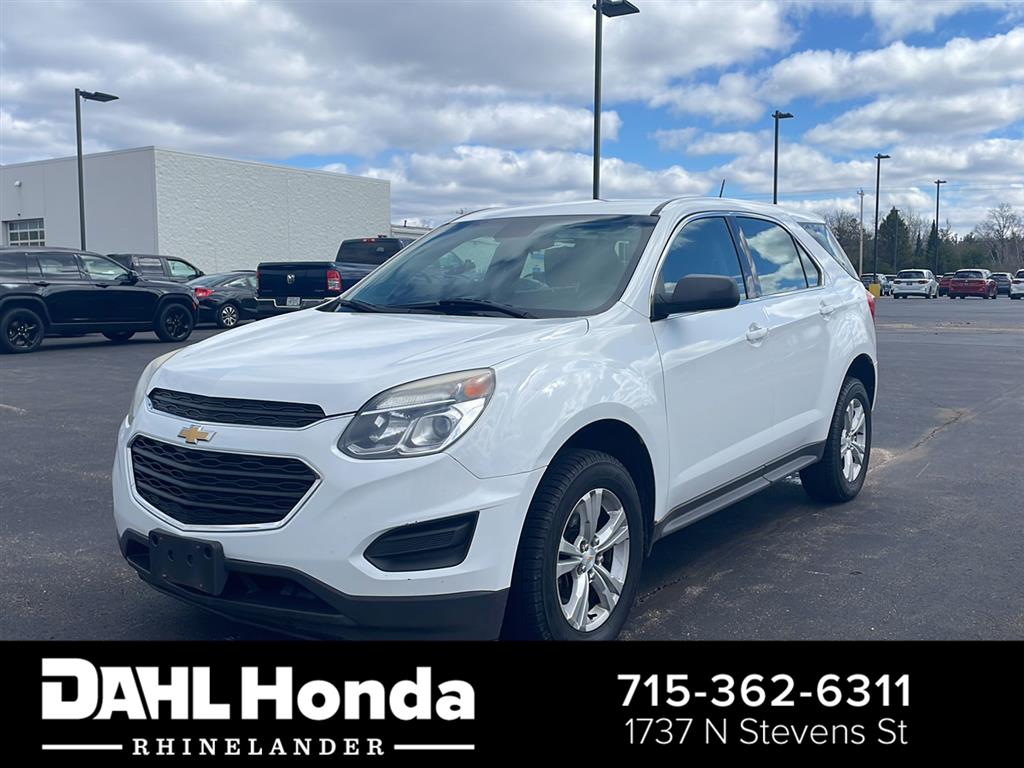 Summit White 2017 Chevrolet Equinox LS FWD SUV / Crossover Front-Wheel Drive 6-Speed Automatic Overdrive