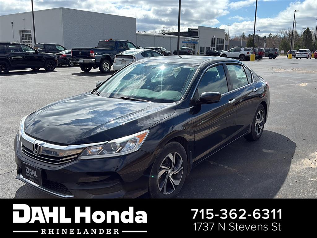 2016 Honda Accord LX Sedan Front-Wheel Drive Continuously Variable Transmission