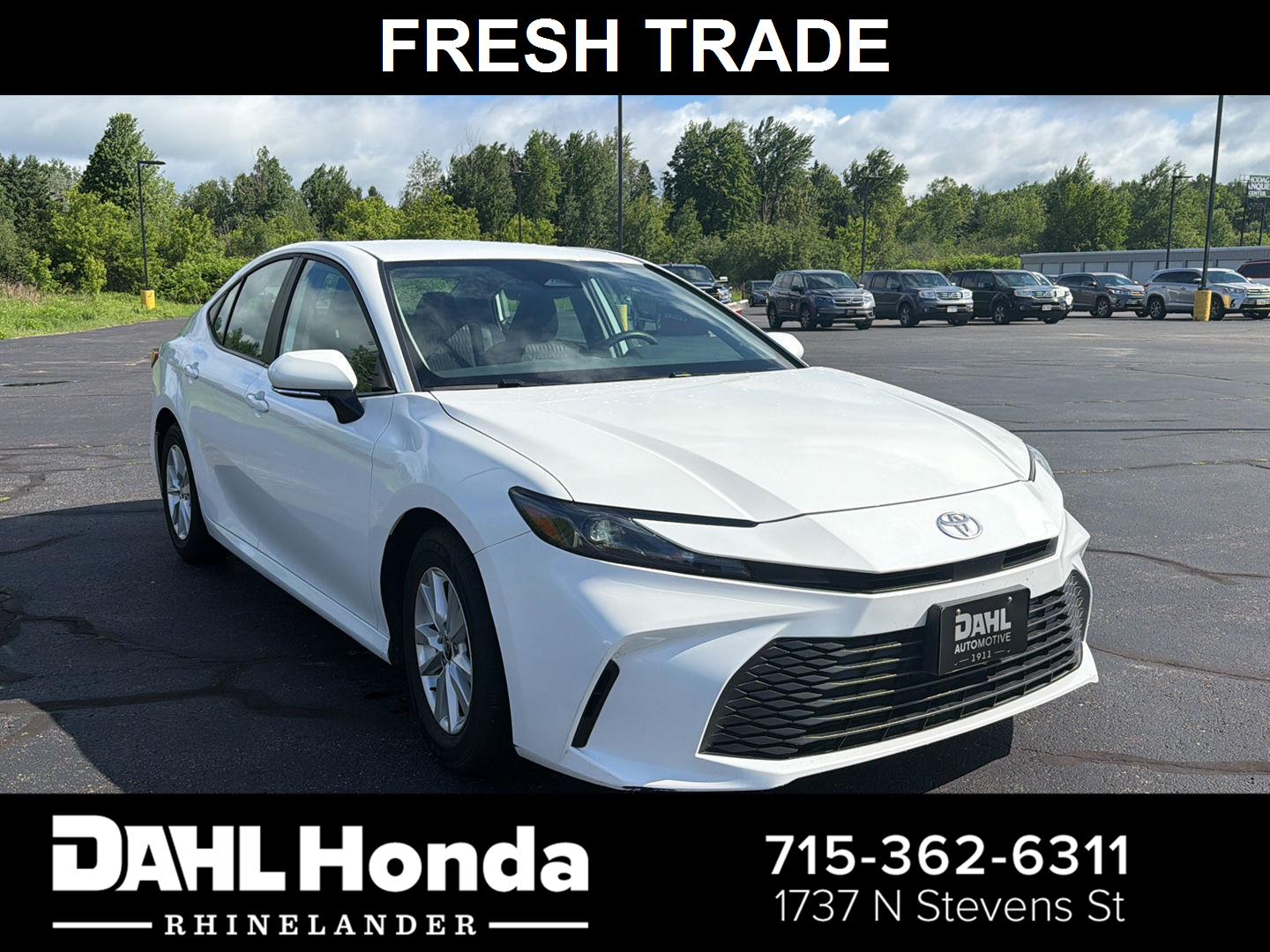 Ice Cap 2025 Toyota Camry LE FWD Sedan Front-Wheel Drive Continuously Variable Transmission