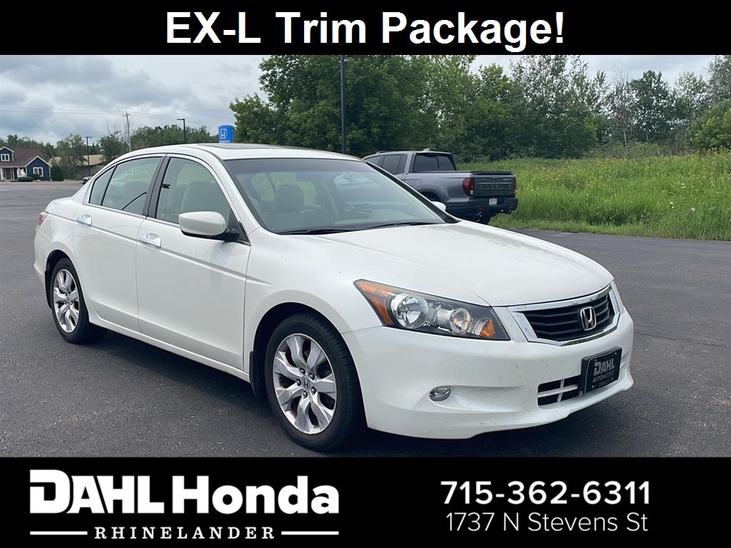 White Diamond Pearl 2010 Honda Accord Sedan Front-Wheel Drive Automatic