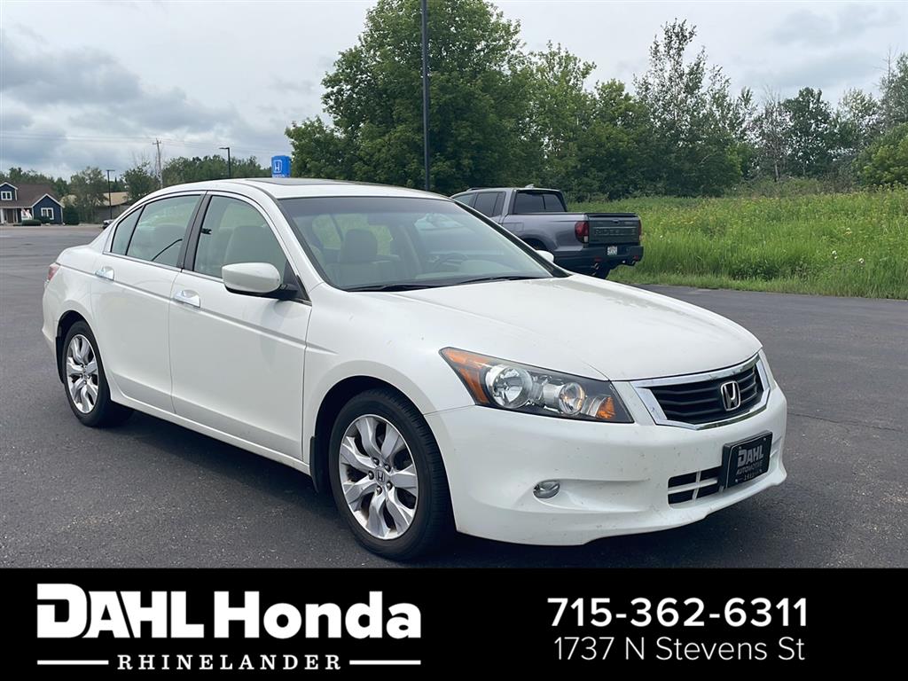 White Diamond Pearl 2010 Honda Accord Sedan Front-Wheel Drive Automatic
