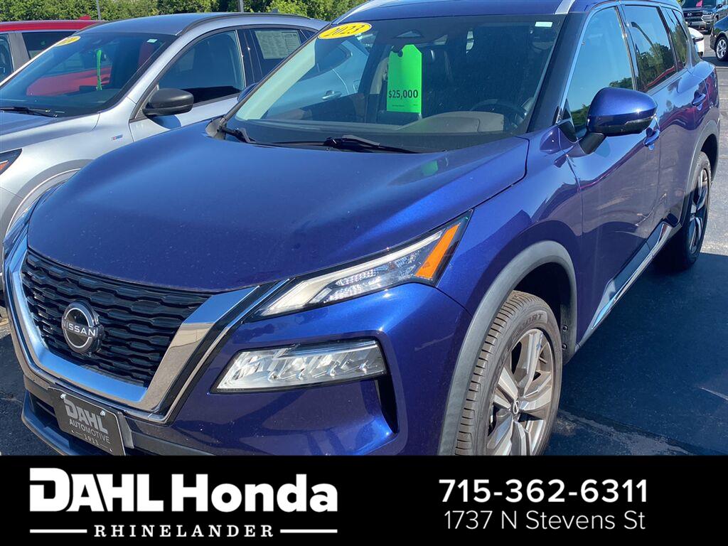 Caspian Blue Metallic 2023 Nissan Rogue SUV / Crossover All-Wheel Drive Continuously Variable Transmission