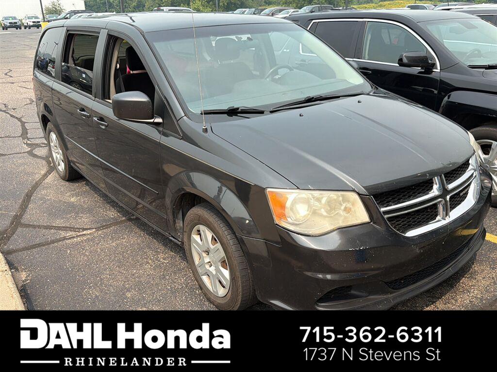 Gray 2011 Dodge Grand Caravan Minivan Front-Wheel Drive 6-Speed Automatic Overdrive