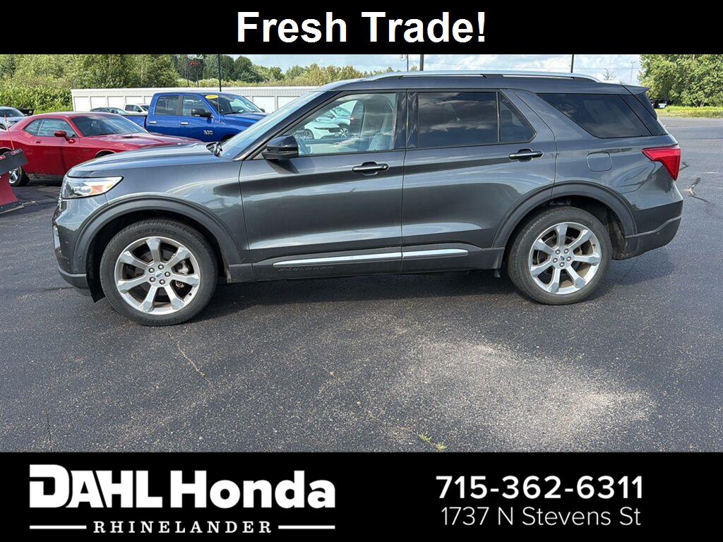 Gray (Magnetic Metallic) 2020 Ford Explorer SUV / Crossover All-Wheel Drive Automatic