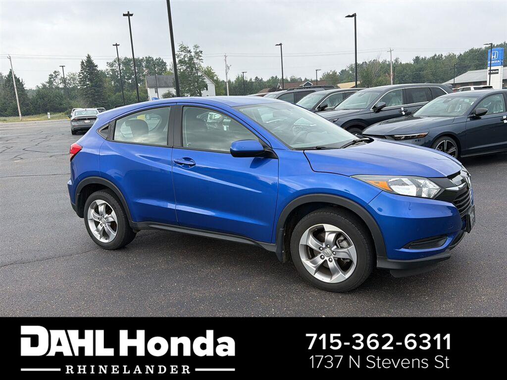 Aegean Blue Metallic 2018 Honda HR-V SUV / Crossover All-Wheel Drive Continuously Variable Transmission