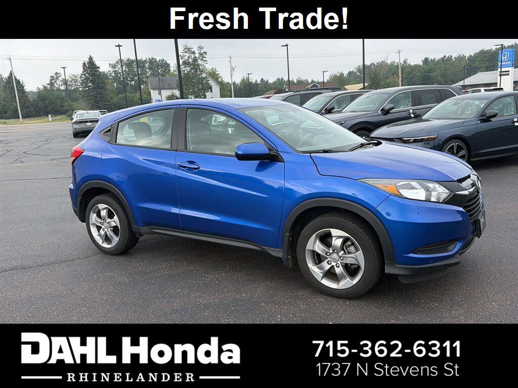 Aegean Blue Metallic 2018 Honda HR-V SUV / Crossover All-Wheel Drive Continuously Variable Transmission