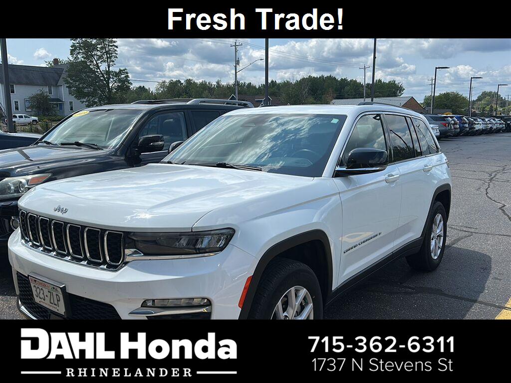 Bright White Clearcoat 2022 Jeep Grand Cherokee SUV / Crossover Four-Wheel Drive 8-Speed Automatic