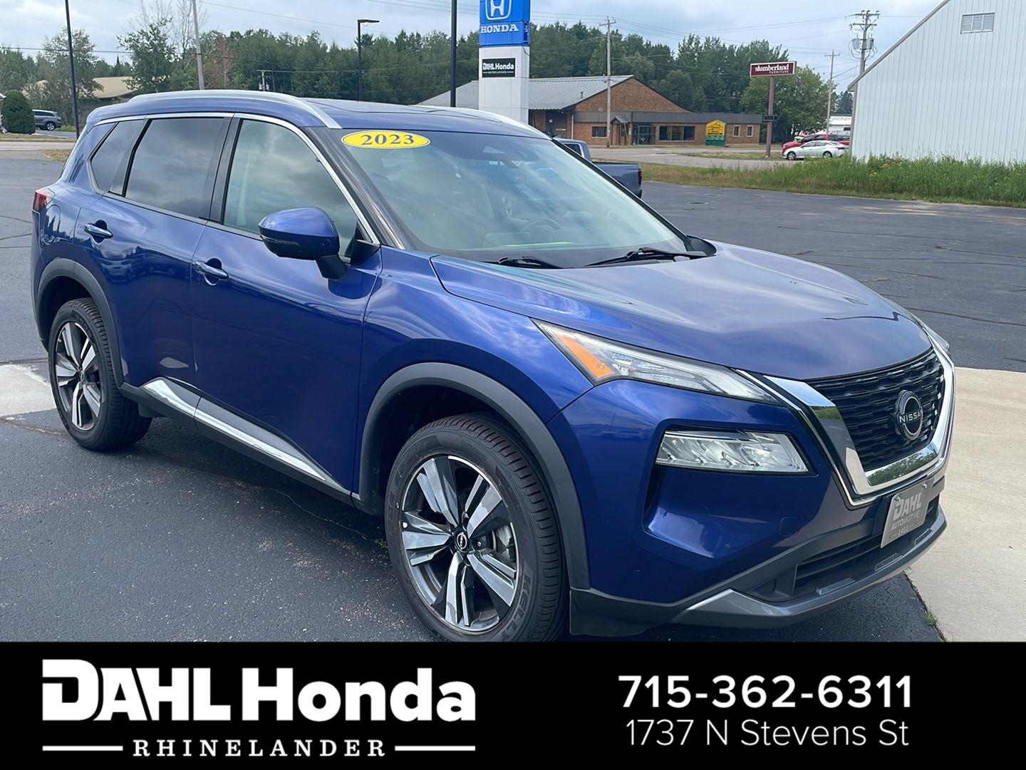 Caspian Blue Metallic 2023 Nissan Rogue SUV / Crossover All-Wheel Drive Continuously Variable Transmission