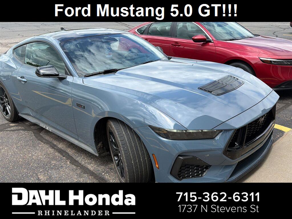 Vapor Blue 2025 Ford Mustang Coupe Rear-Wheel Drive Automatic
