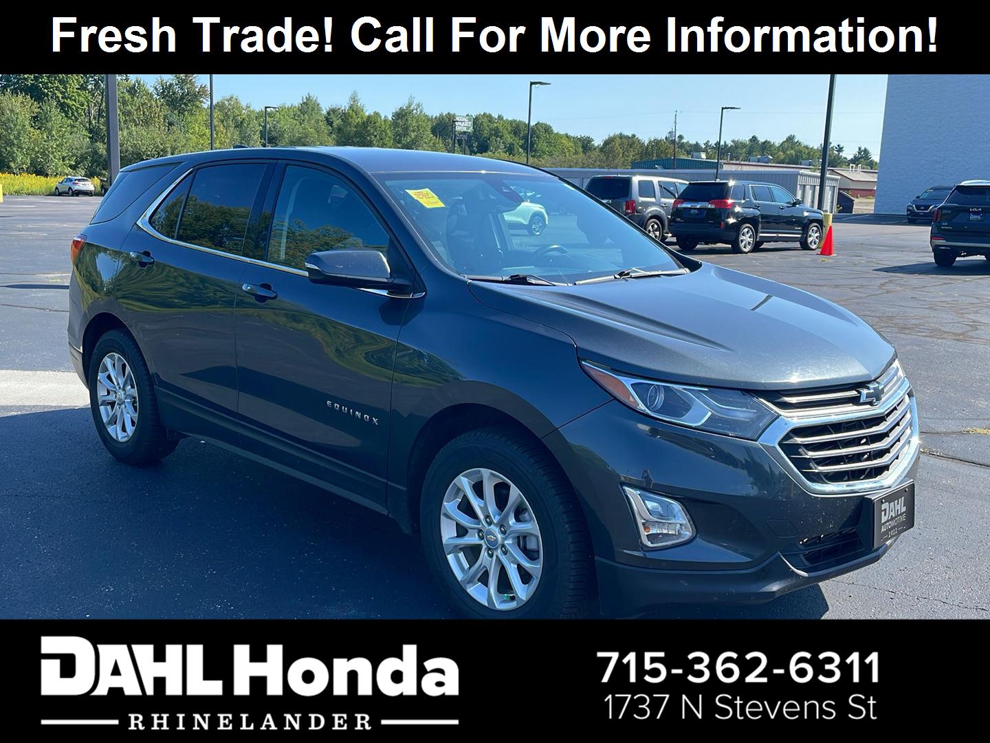 Nightfall Gray Metallic 2019 Chevrolet Equinox SUV / Crossover Four-Wheel Drive 6-Speed Automatic Overdrive