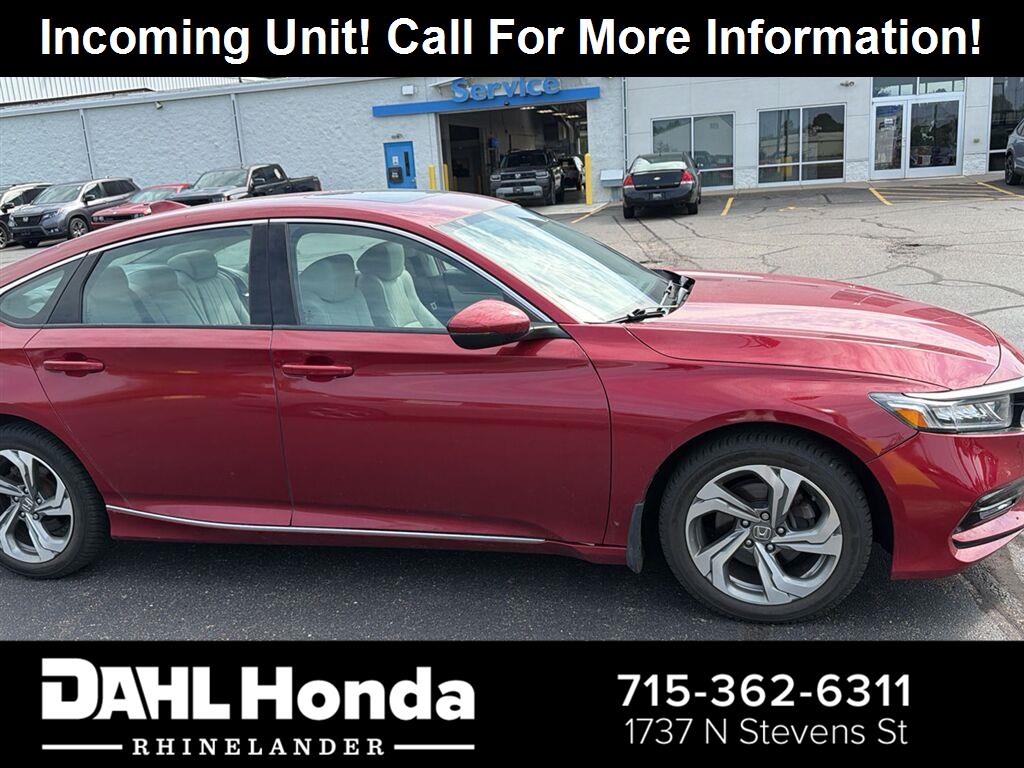 Radiant Red Metallic 2019 Honda Accord Sedan Front-Wheel Drive Continuously Variable Transmission