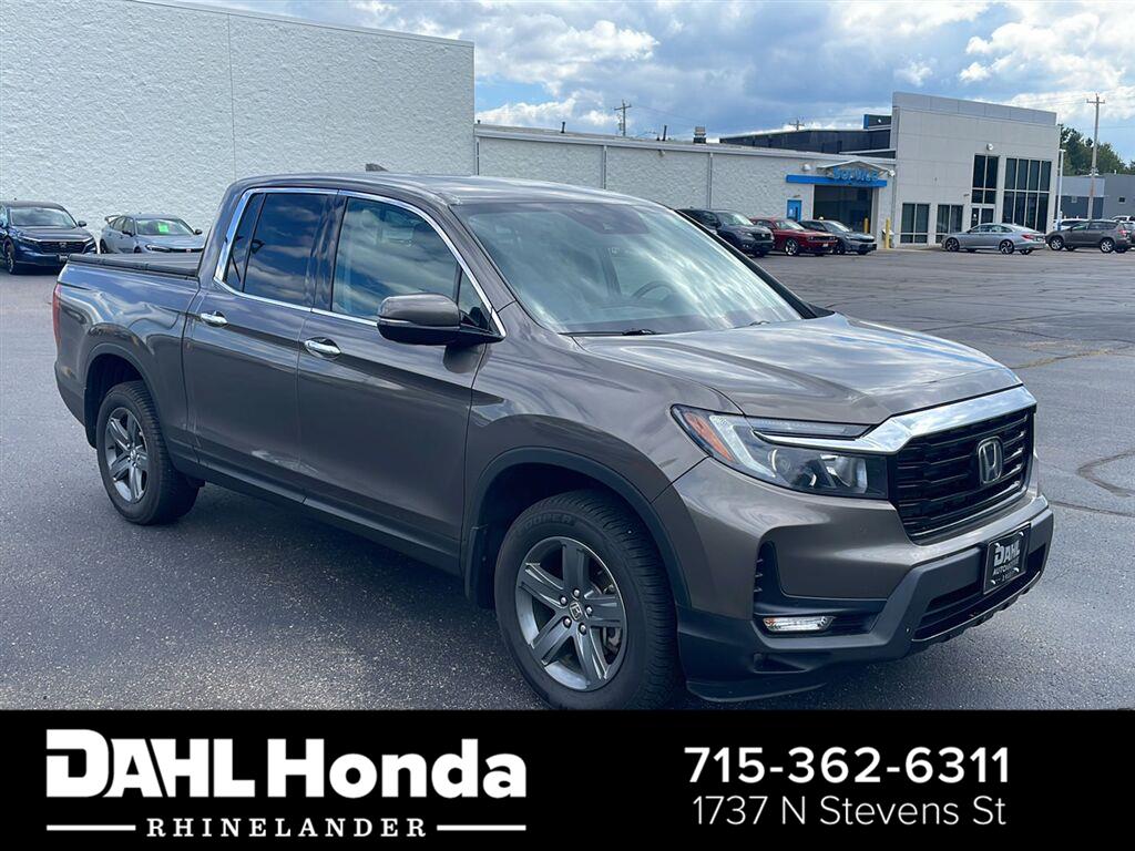 Pacific Pewter Metallic 2023 Honda Ridgeline Pickup Truck All-Wheel Drive 9-Speed Automatic