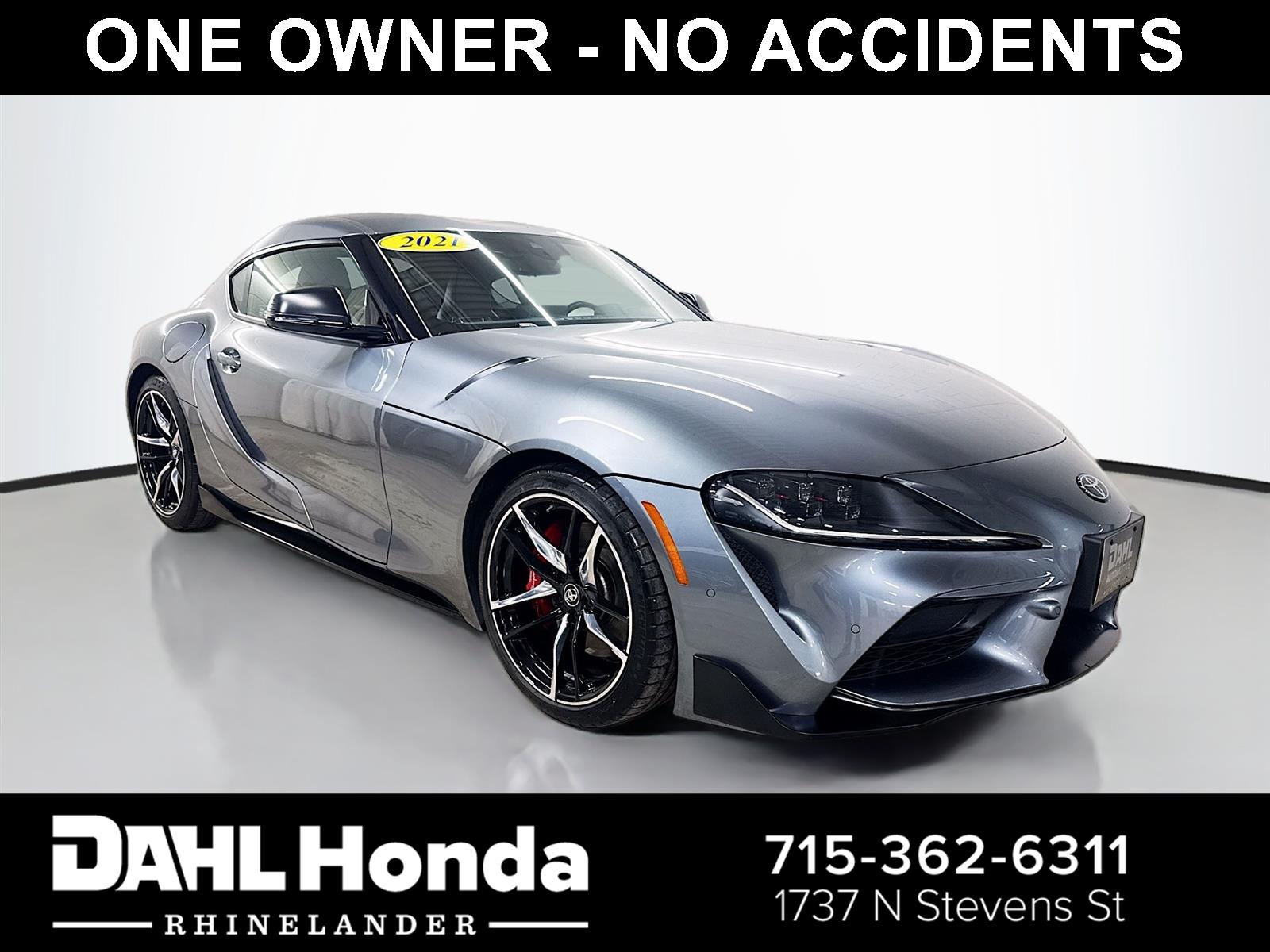 Turbulence Gray 2021 Toyota Supra 3.0 Premium RWD Coupe Rear-Wheel Drive 8-Speed Automatic