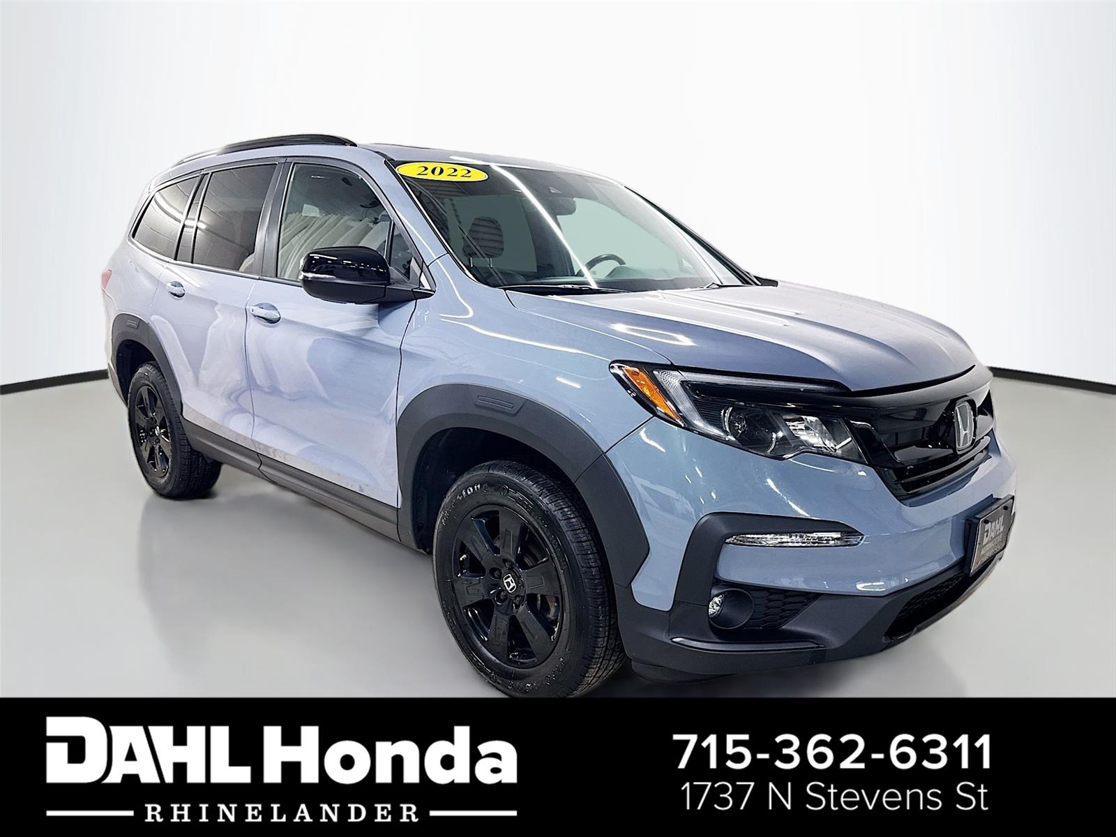Sonic Gray Pearl 2022 Honda Pilot TrailSport AWD SUV / Crossover All-Wheel Drive 9-Speed Automatic