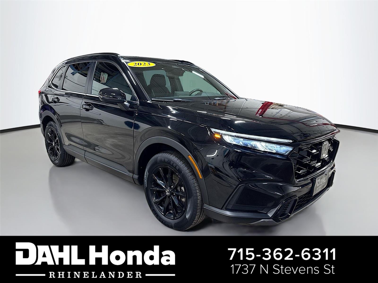 Crystal Black Pearl 2023 Honda CR-V Hybrid Sport AWD SUV / Crossover All-Wheel Drive 1-Speed Dual Clutch