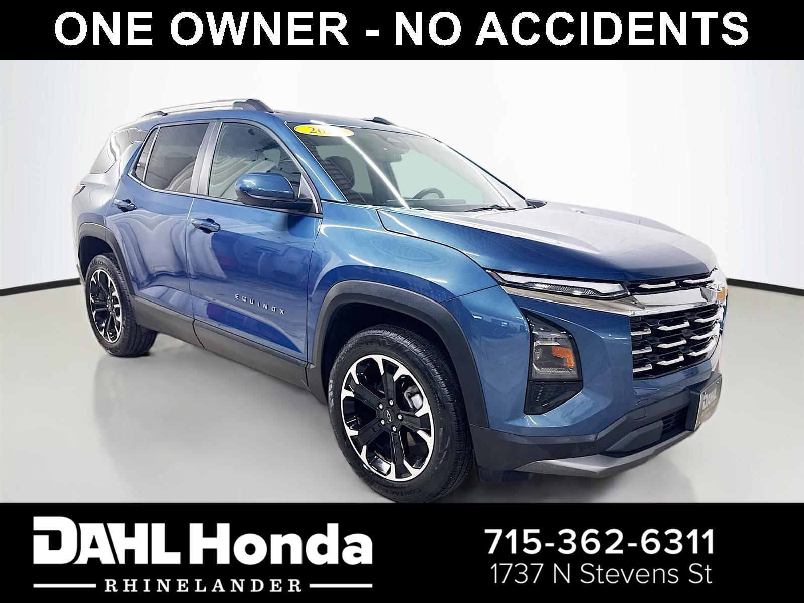 Lakeshore Blue Metallic 2025 Chevrolet Equinox LT AWD SUV / Crossover Four-Wheel Drive 8-Speed Automatic