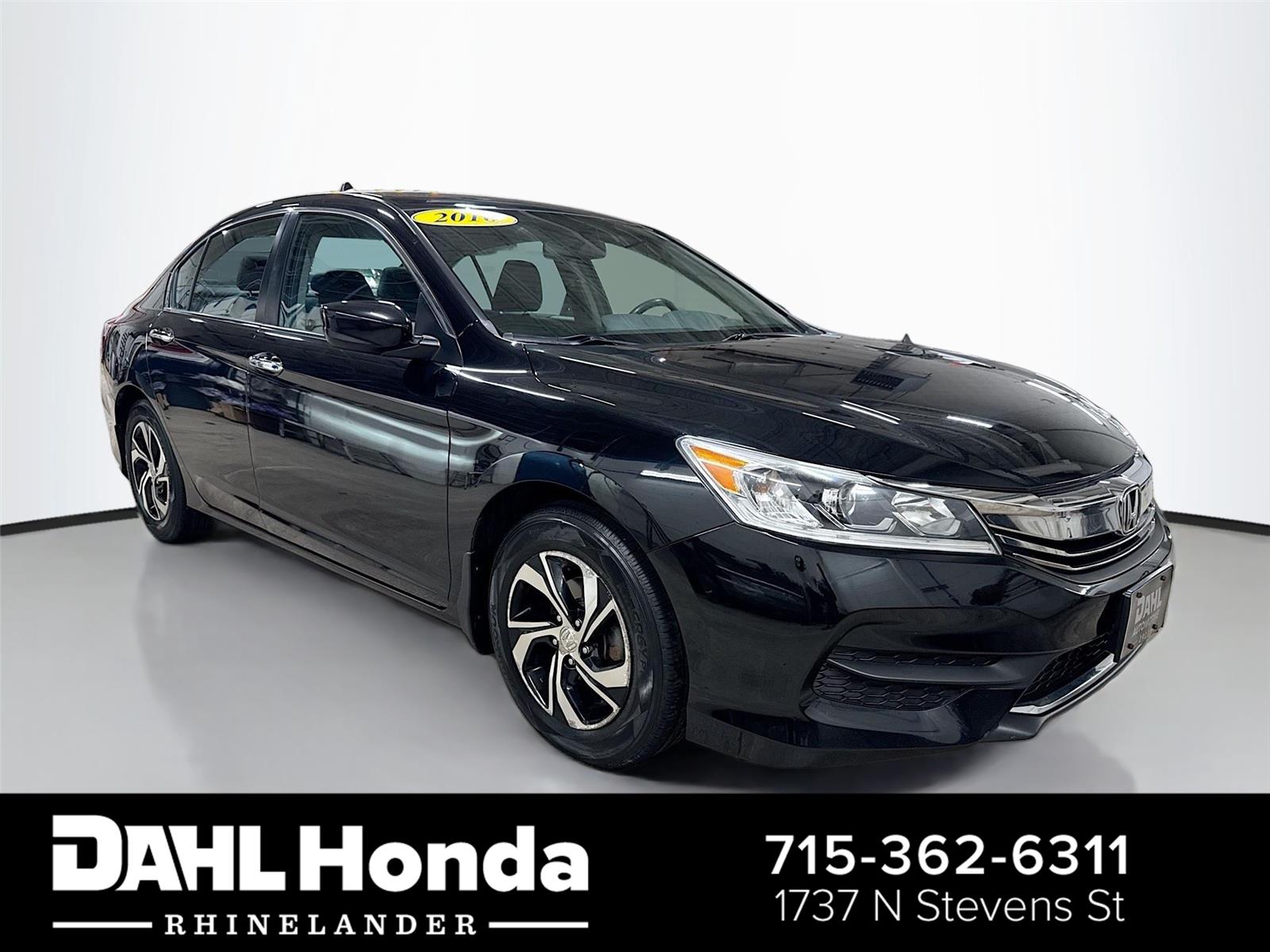 2016 Honda Accord LX Sedan Front-Wheel Drive Continuously Variable Transmission