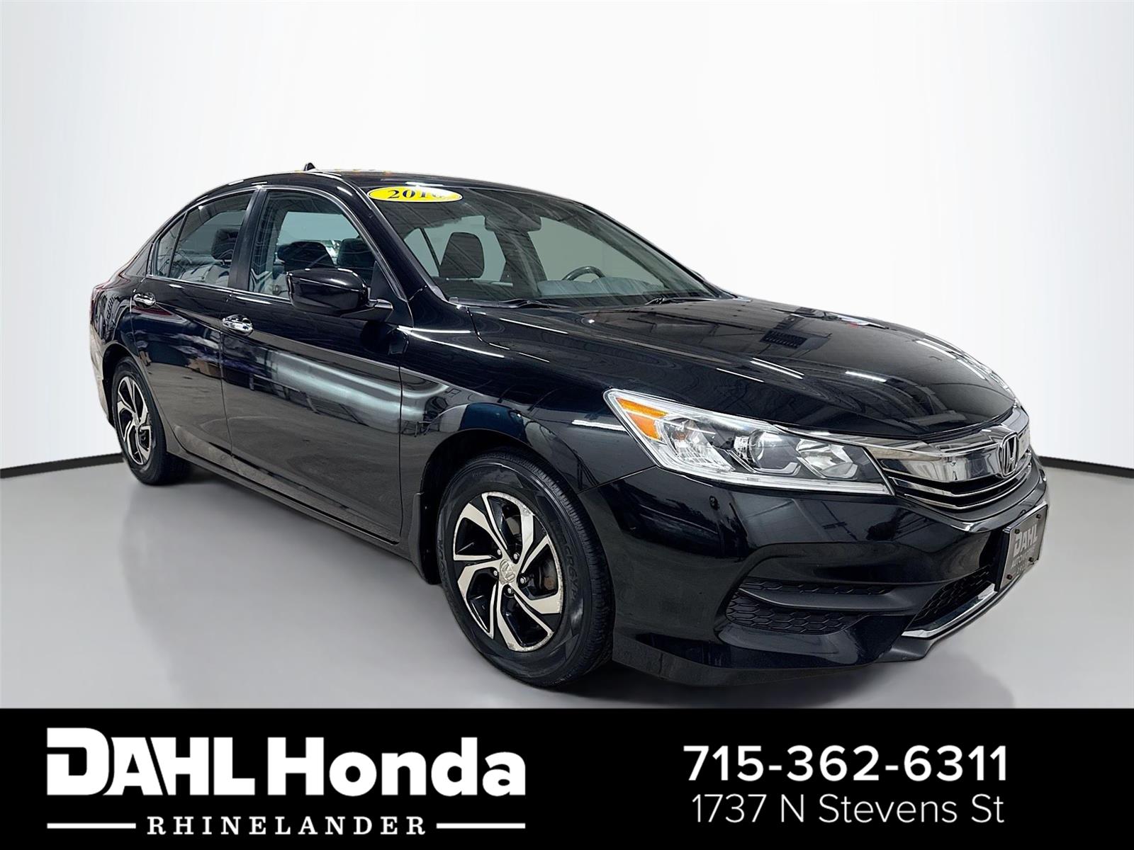 2016 Honda Accord LX Sedan Front-Wheel Drive Continuously Variable Transmission