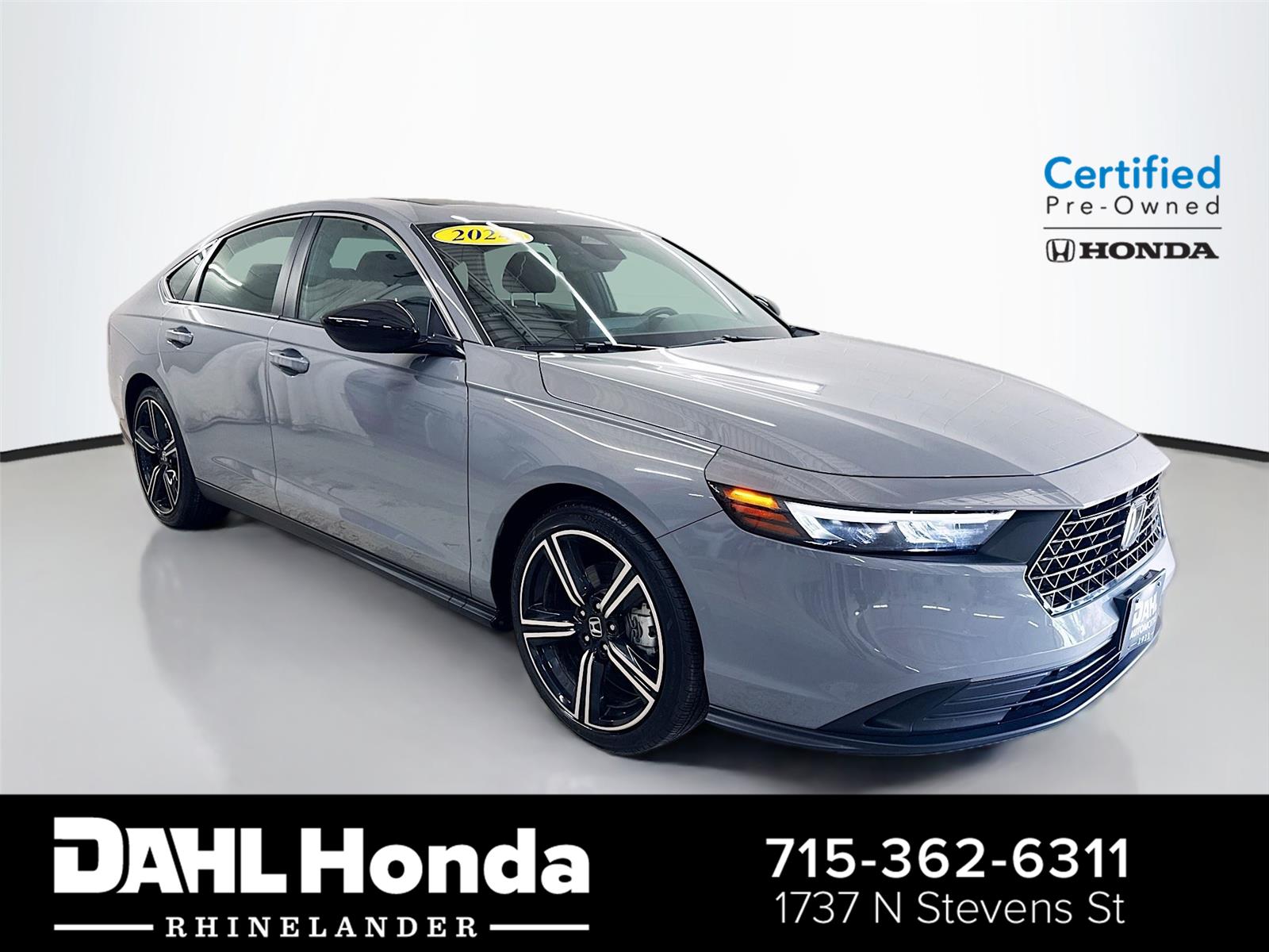 Urban Gray Pearl 2024 Honda Accord Hybrid Sport FWD Sedan Front-Wheel Drive 1-Speed Dual Clutch